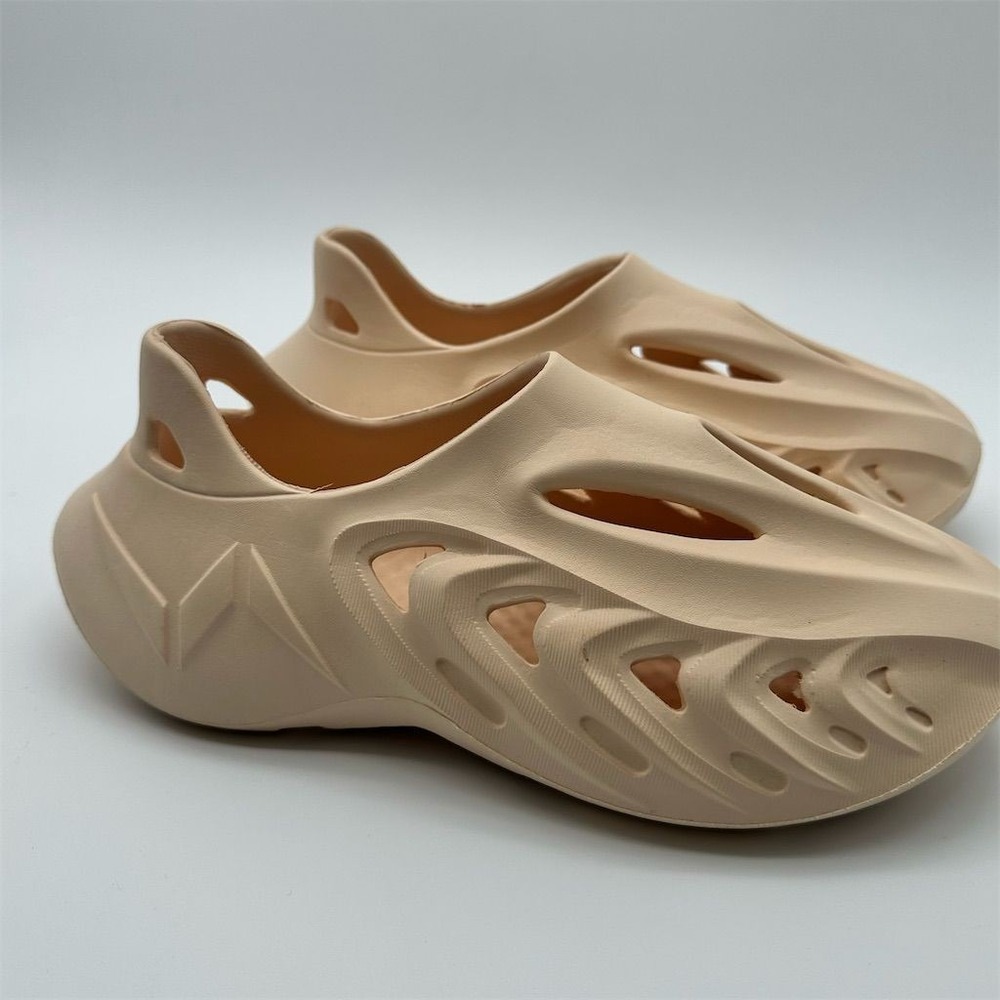 Unbranded Foam Runner Slip-On‎ Clog Shoes Beige Lightweight Breathable